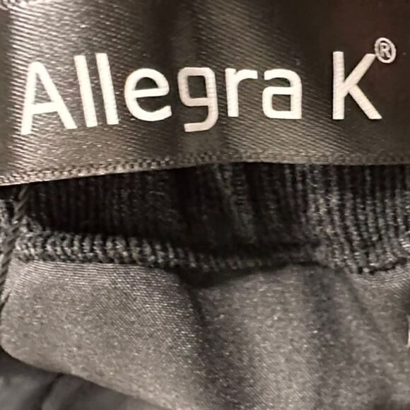 Allegra K Junior's Corduroy V Neck A-Line Bib Overall Pinafore Mini Dress size L - Picture 7 of 13